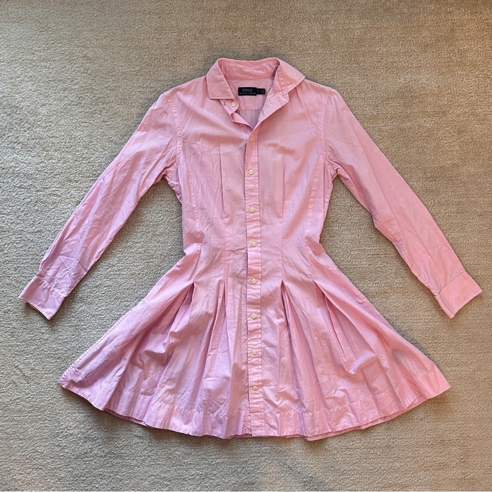 Polo Ralph Lauren Pink Dress With Pockets